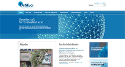 Desktop Screenshot of degeval.org